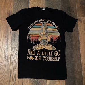 Peace, love, & light t-shirt 🧘‍♀️